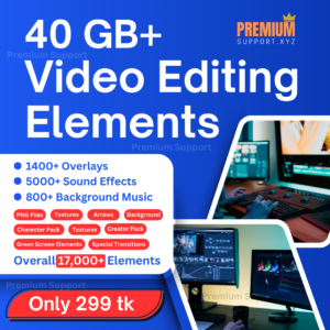 40 GB+ Video Editing Elements